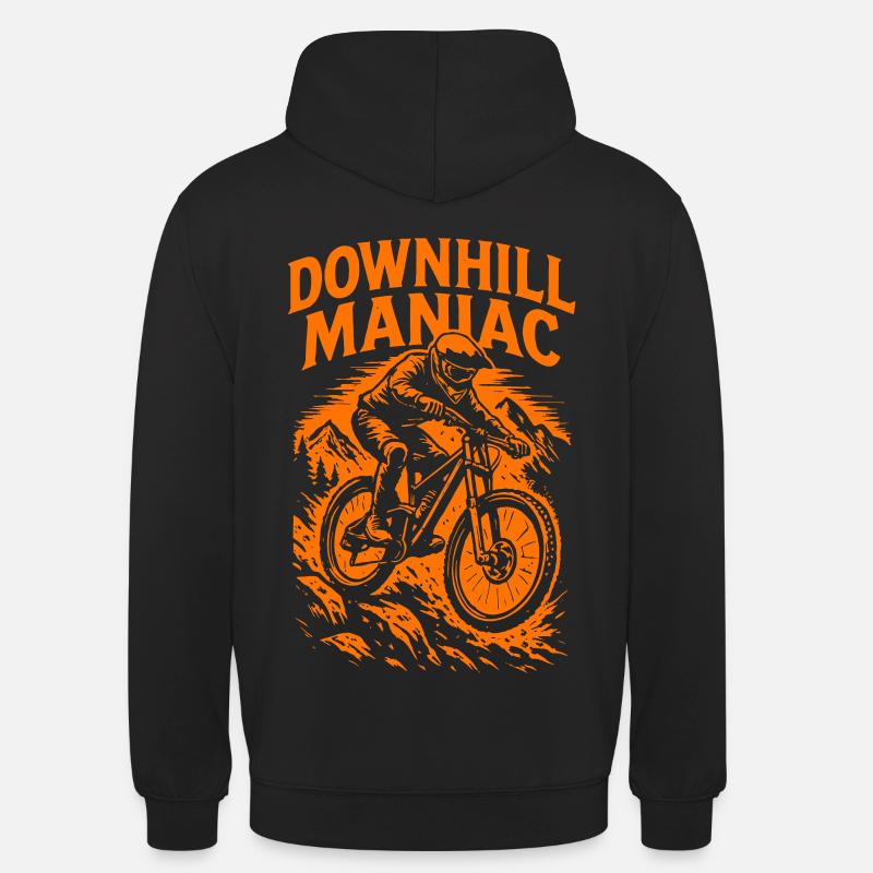 Maniaque de descente - Sweat-shirt à capuche unisexe - noir