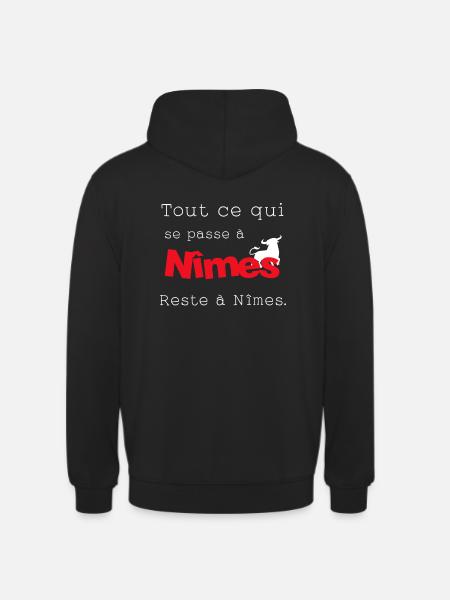 Féria de Nîmes - Sweat-shirt à capuche unisexe - noir