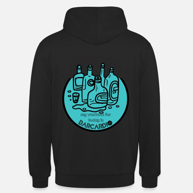 BarCardio - Sweat-shirt à capuche unisexe - noir