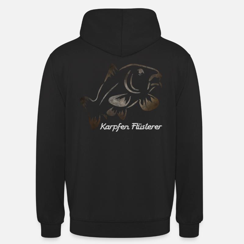 Karpfen Flüsterer - Unisex Hoodie - Schwarz