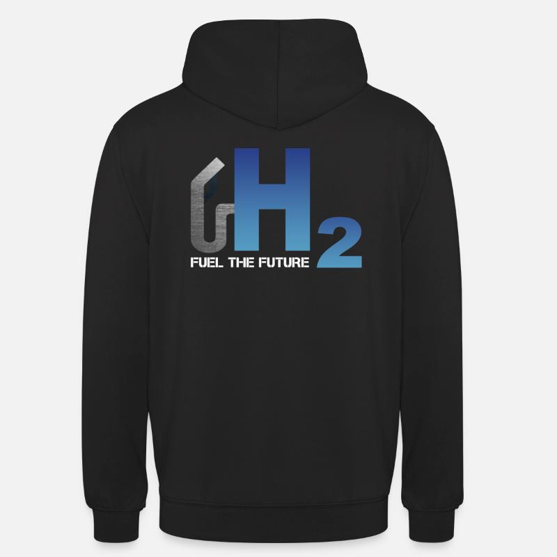 Hydrogen - refueling the future - Unisex Hoodie - black