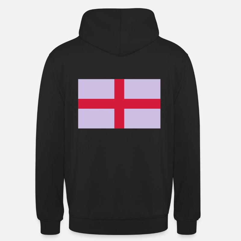 Drapeau national de l Angleterre - Sweat-shirt à capuche unisexe - noir