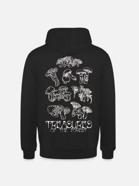SCHÄTZE DES WALDES - Unisex Hoodie - Schwarz