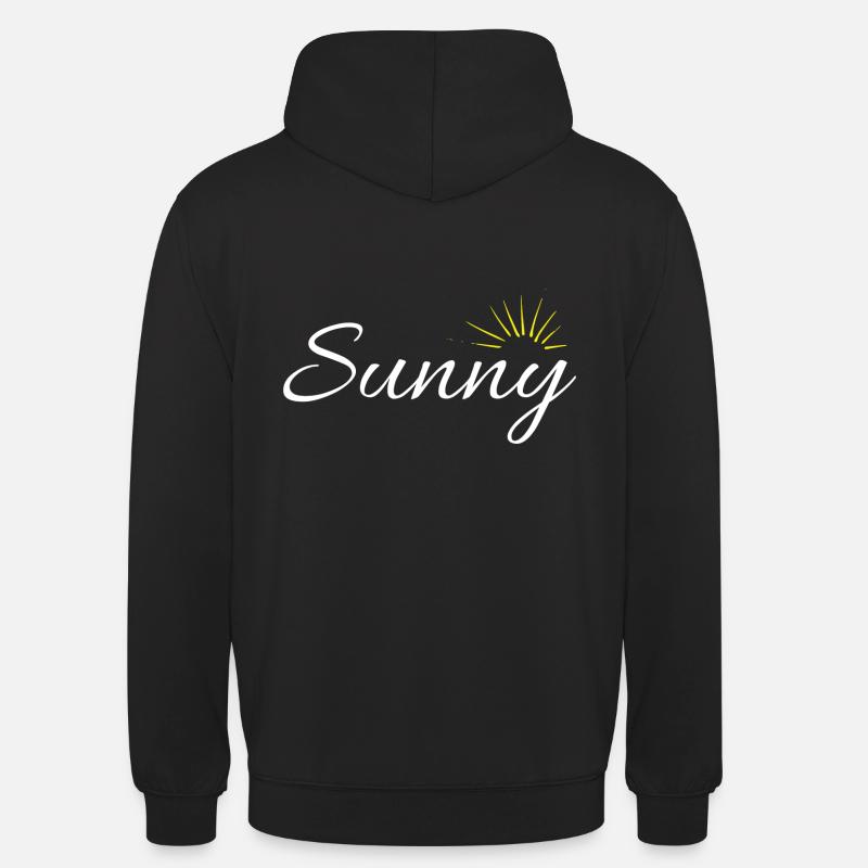 Sonnig - Unisex Hoodie - Schwarz