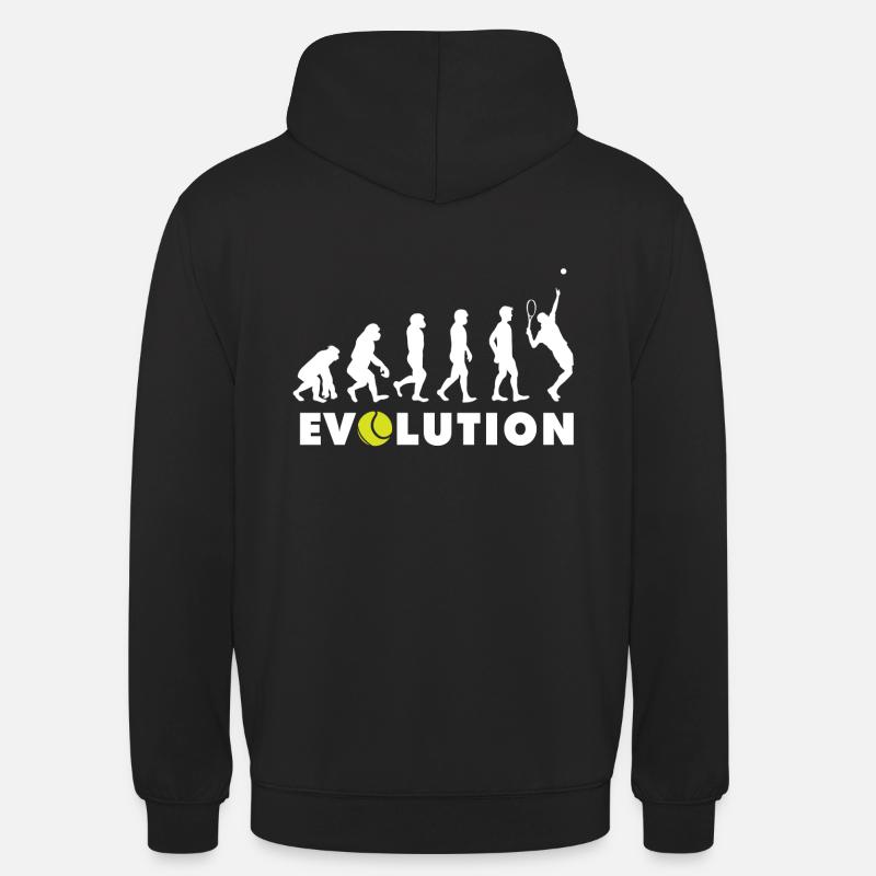 Tennis Evolution - Unisex Hoodie - black