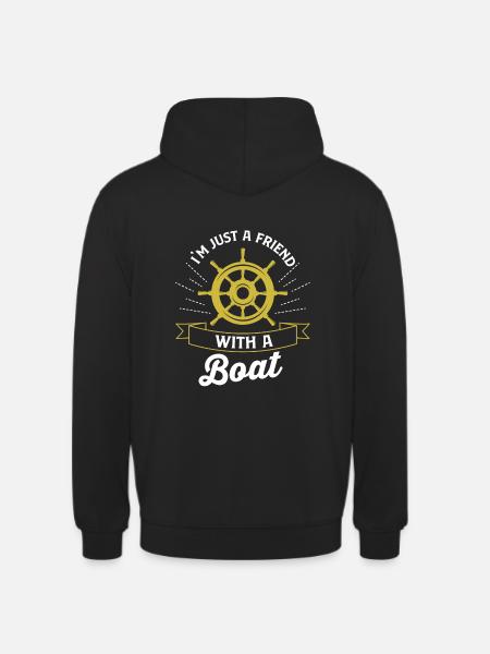 Boot - Unisex Hoodie - Schwarz