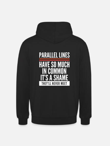 mathématiques - Sweat-shirt à capuche unisexe - noir