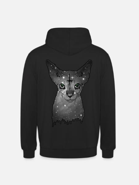 Egyptian cat Sphynx Cat - Unisex Hoodie - black