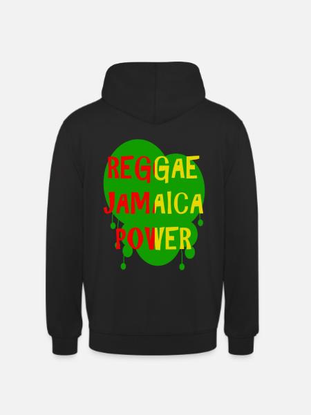 reggae jamaica power - Unisex Hoodie - Schwarz