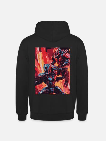 robot 05 - Unisex Hoodie - Schwarz