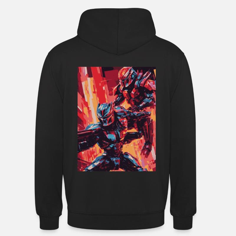 robot 05 - Unisex Hoodie - Schwarz