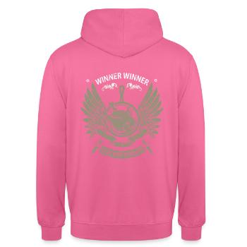 Chemise Pioneer Pioneer - Premium Design - Sweat-shirt à capuche unisexe - rose - Dos - Michal (187cm)