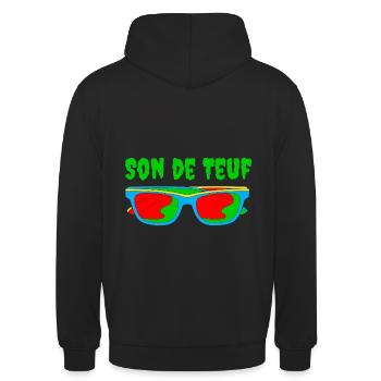 Son de Teuf - Sweat-shirt à capuche unisexe - noir - Dos - Michal (187cm)