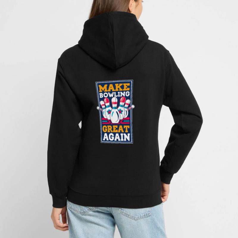 Make Bowling great again - Bowlingkugel Pin Unisex Hoodie