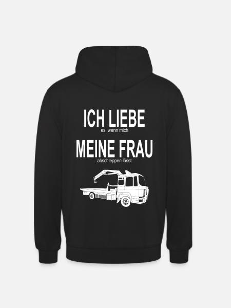 Abschlepper Abschleppwagen Abschleppdienst - Unisex Hoodie - Schwarz