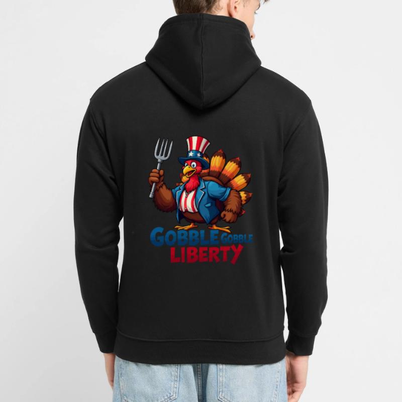 Gobble Gobble Liberty Unisex Hoodie