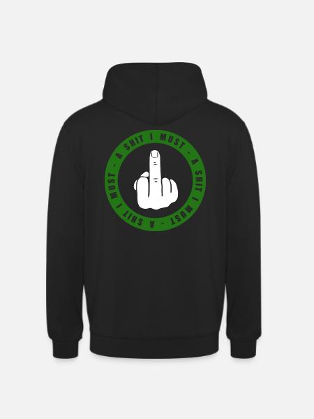 Middle finger - Unisex Hoodie - black