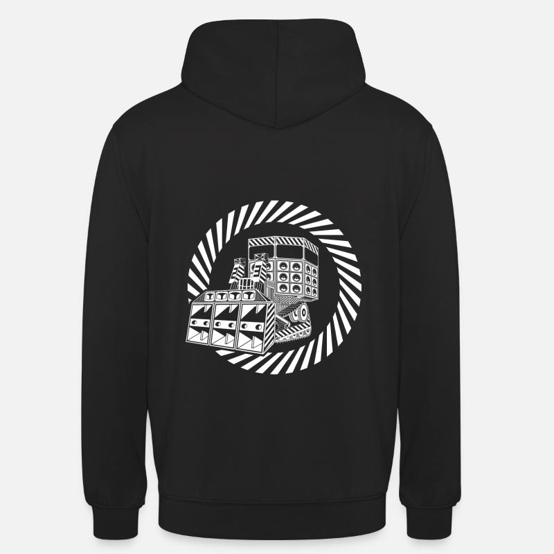 Bulldozer Tekno 23 - Sweat-shirt à capuche unisexe - noir