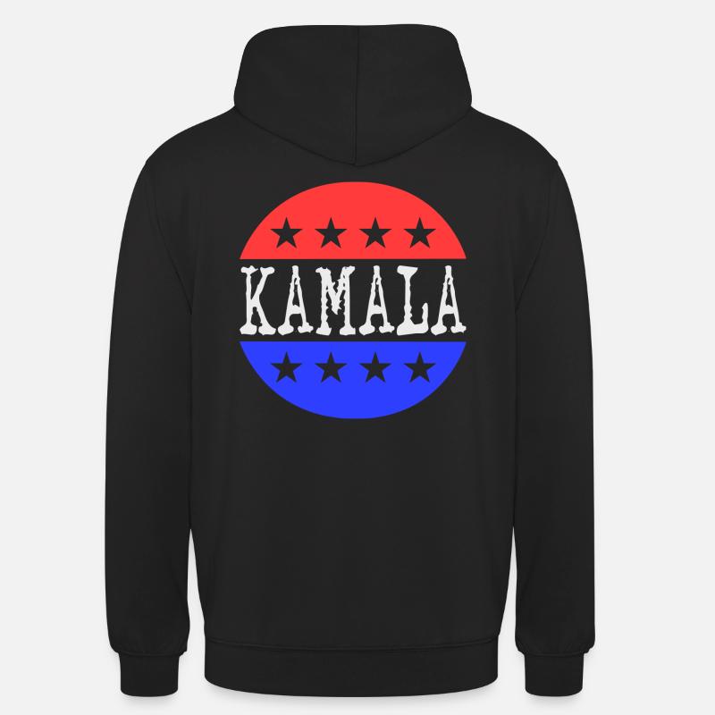 Kamala - Sweat-shirt à capuche unisexe - noir