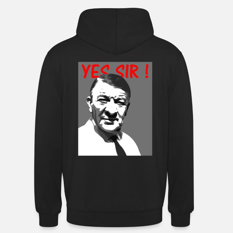 Ja Sir! Farbror Gunslinger - Luvtröja unisex - svart