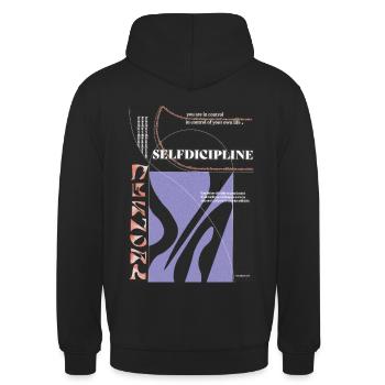 SUNCOLOREDBERLIN - Unisex Hoodie - Schwarz - Hinten - Michal (187cm)
