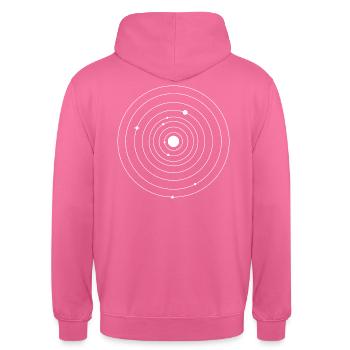 Système solaire - Sweat-shirt à capuche unisexe - rose - Dos - Michal (187cm)