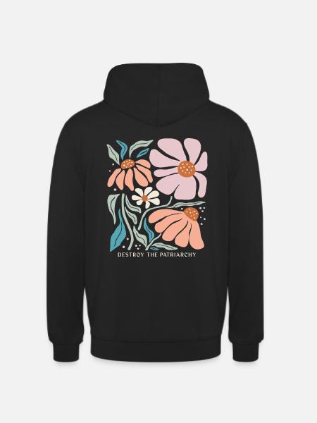 Subtiles Feministisches Statement Design - Unisex Hoodie - Schwarz