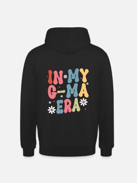 À l’époque de G-Ma - Sweat-shirt à capuche unisexe - noir