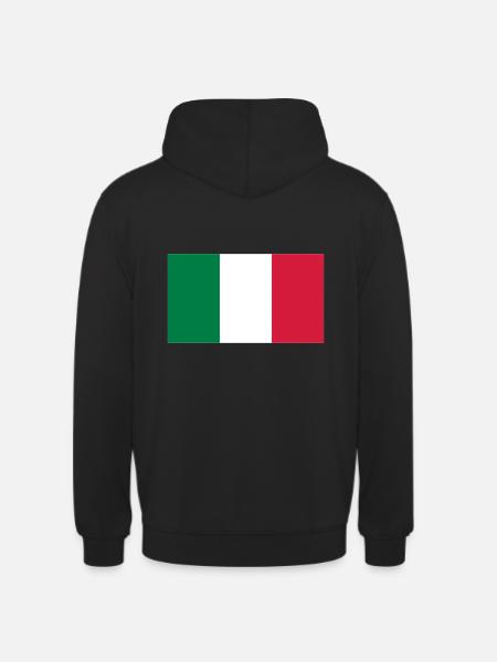 National Flag of Mexico - Unisex Hoodie - black