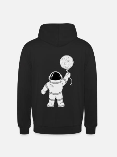 Spaceman astronaut - Unisex Hoodie - black