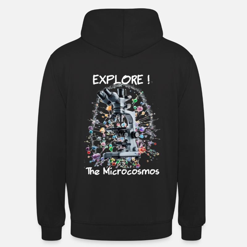 Explore the Microcosmos - Unisex Hoodie - Schwarz