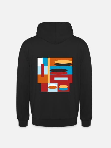 graphic bunt - Unisex Hoodie - Schwarz