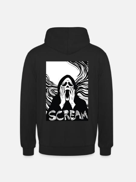 Scream Édition Metal - Sweat-shirt à capuche unisexe - noir