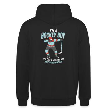 Dabbing hockey hockey cadeau - Sweat-shirt à capuche unisexe - noir - Dos - Michal (187cm)