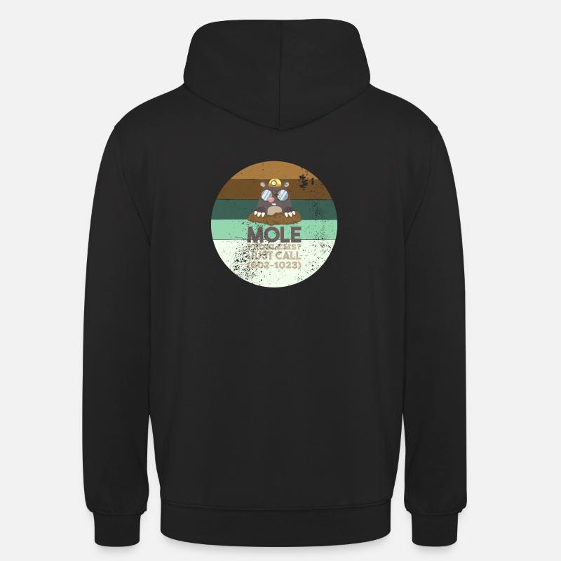 Mole Moles Chimie - Sweat-shirt à capuche unisexe - noir