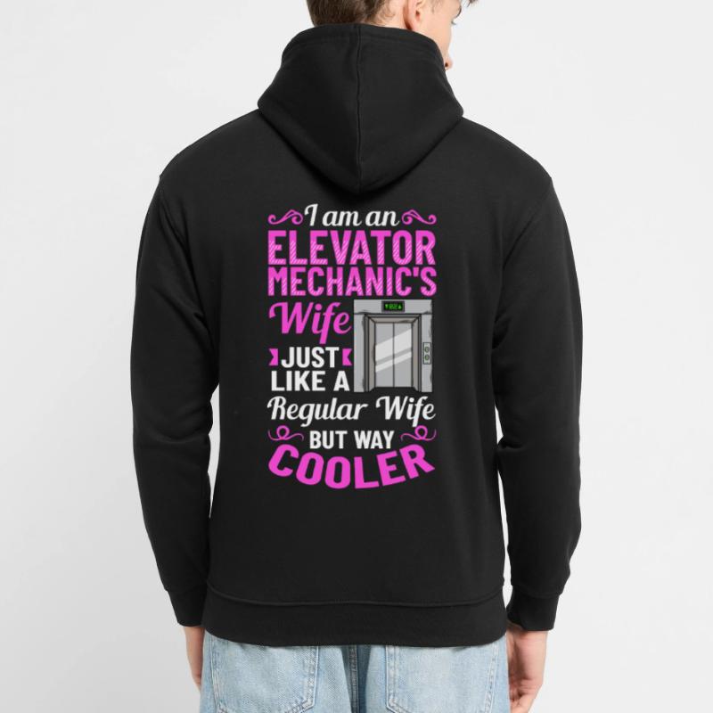 Elevator Elevator System Technician Woman Elevator Elevator Unisex Hoodie