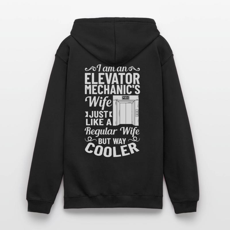 Elevator Elevator System Technician Woman Elevator Elevator Unisex Hoodie