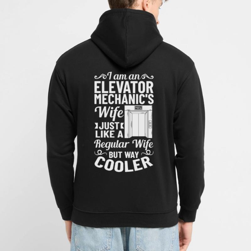 Elevator Elevator System Technician Woman Elevator Elevator Unisex Hoodie