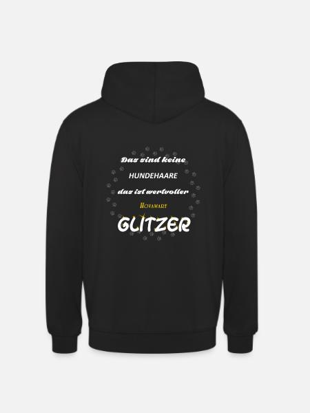 Hovawart Glitzer fHb3 - Unisex Hoodie - Schwarz