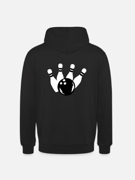 Bowling - Unisex Hoodie - Schwarz