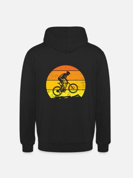 MTB Bike ursprüngliche Geschenkidee für Radsportfan - Unisex Hoodie - Schwarz