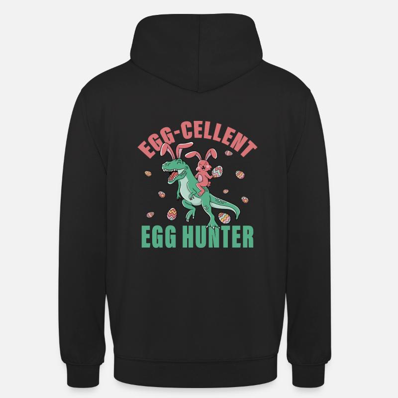 Egg-cellent Egg Hunter - Unisex Hoodie - black