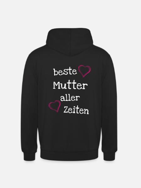 Beste Mutter aller Zeiten - Unisex Hoodie - Schwarz