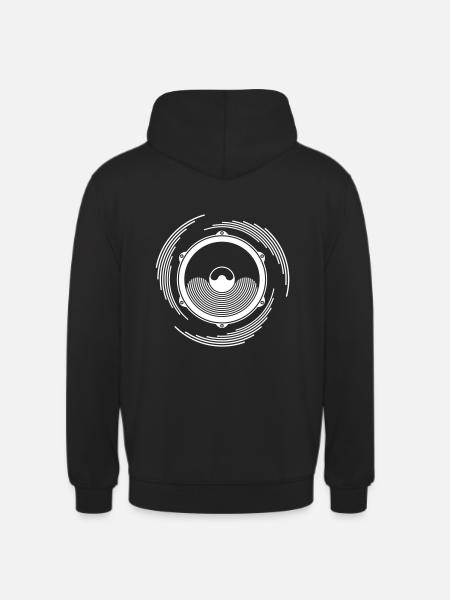 Tekno 23 Spiral Speaker - Unisex Hoodie - black