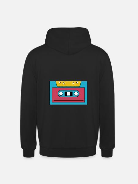 Kassette - Unisex Hoodie - Schwarz