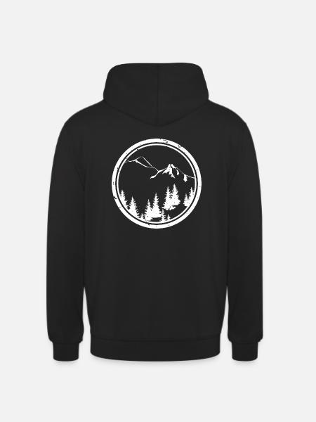 Mountains - Unisex Hoodie - black