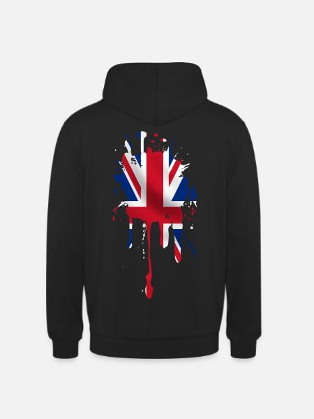 union jack - Unisex Hoodie - black