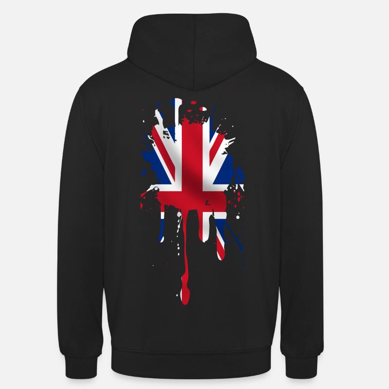 union jack - Unisex Hoodie - black