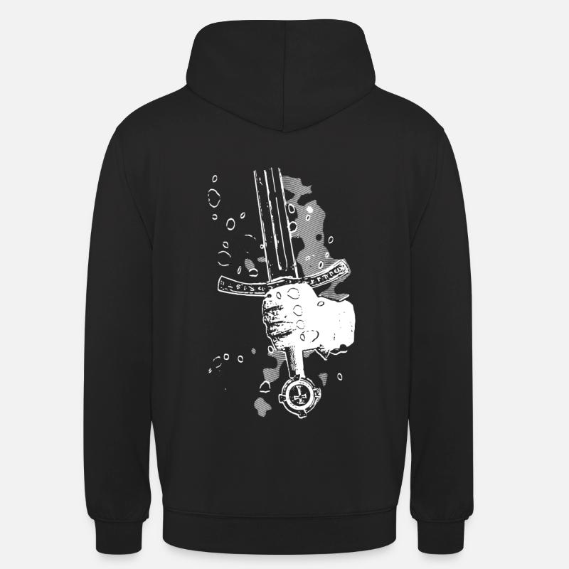 Chevalier Chevalier Épée Templier 2reborn - Sweat-shirt à capuche unisexe - noir