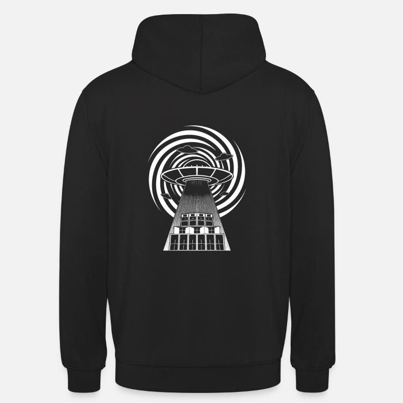 tekno 23 ufo soundsystem - Sweat-shirt à capuche unisexe - noir